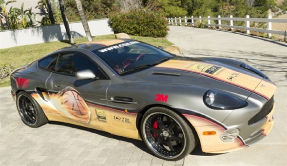 2002 Aston Martin Vanquish "One of One" Signature Car - 50th Anniversary of Basketball Hall of Fame Including 50 HOF Signatures